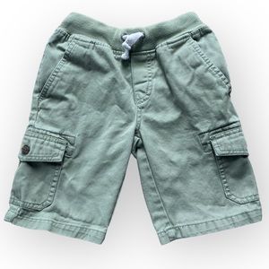 CAT & JACK Green Cargo Shorts